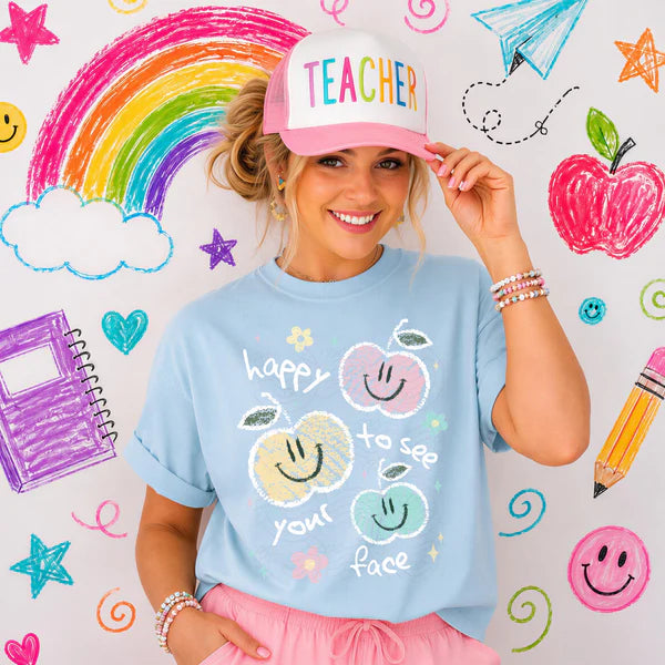 Happy to See Your Face Smiley Apples (Closes 7/4)