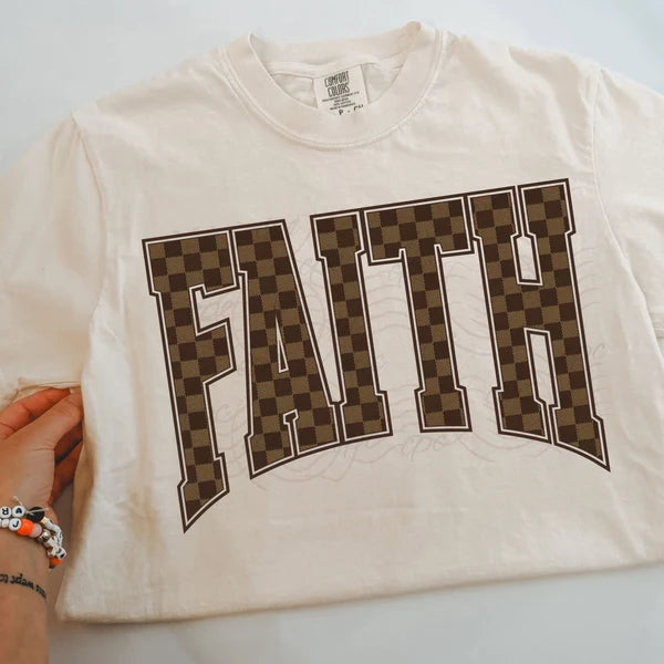 Brown Checkered Faith (Closes 9/19)