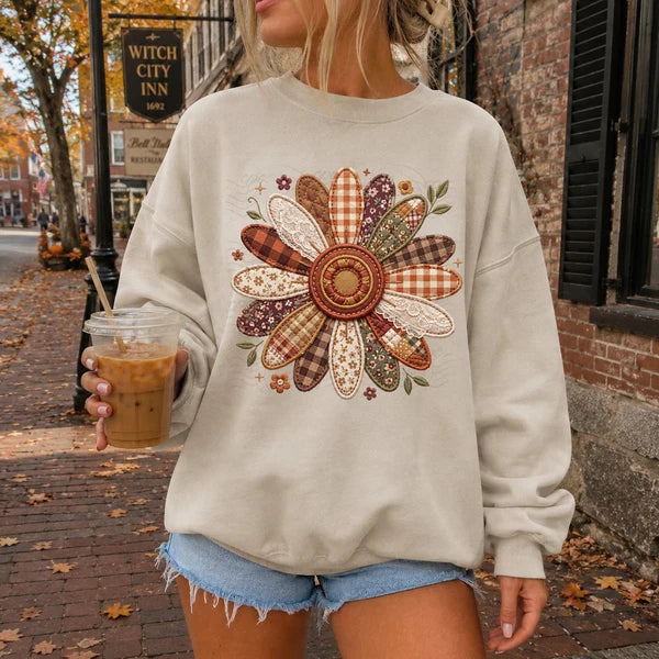 Faux Burlap Fall Sunflower (Closes 8/29)