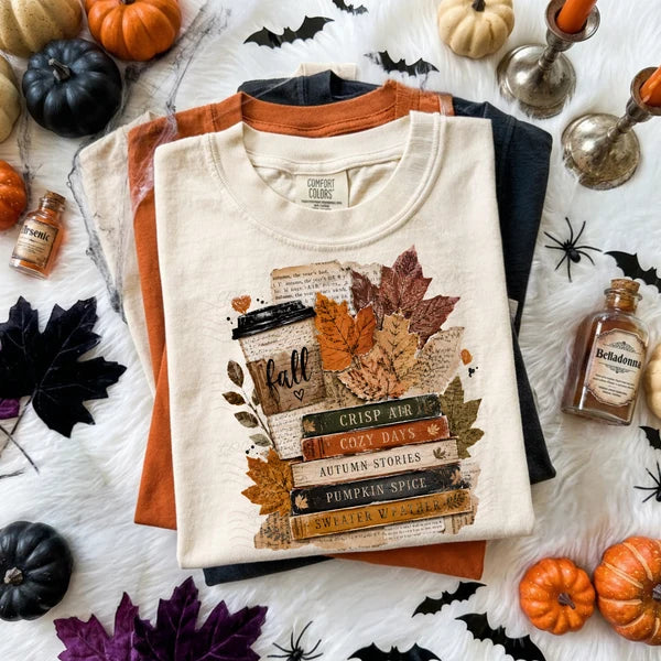 Fall Books & Leaves (Closes 8/8)