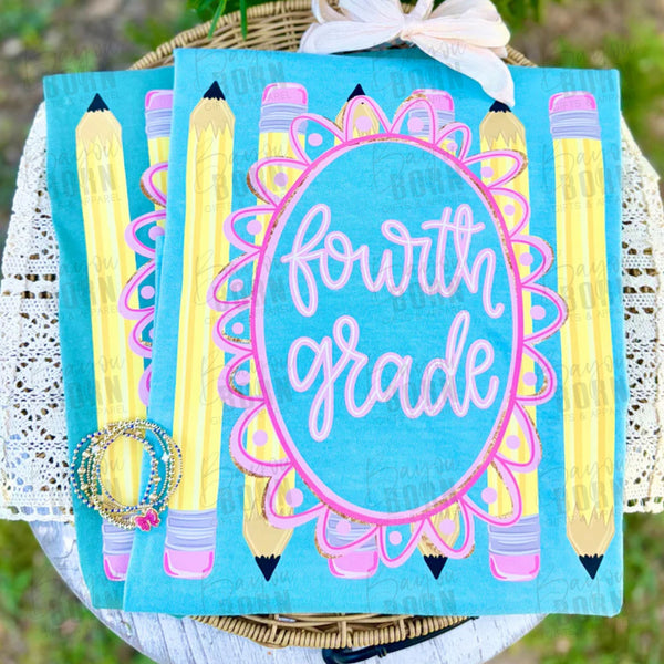 Coquette Pencil Frame Grade Levels - PreK - 5th Grade (Closes 6/6)