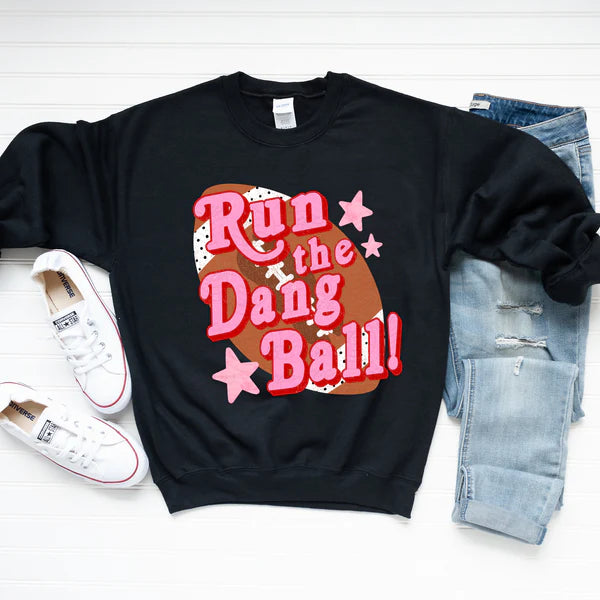 Run the Dang Ball - Pink Letters (Closes 7/4)