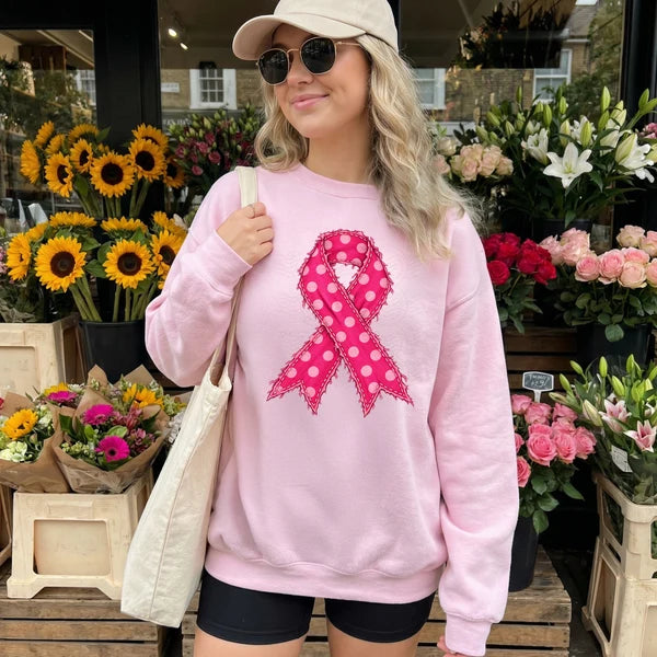 Fringed Pink Ribbon (Closes 9/19)