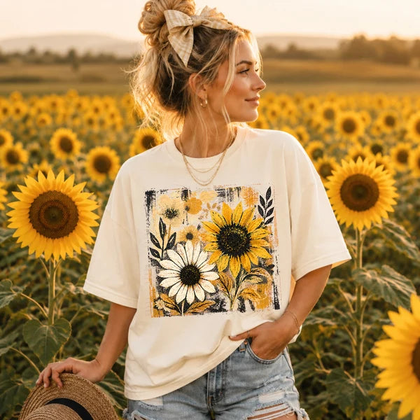 Grunged Fall Flowers (Closes 9/19)