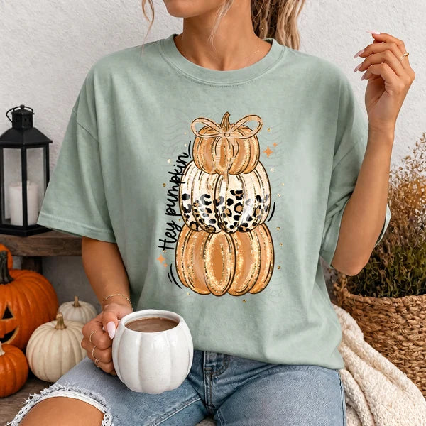 Hey, Pumpkin Half Leopard Stacked (Closes 8/29)