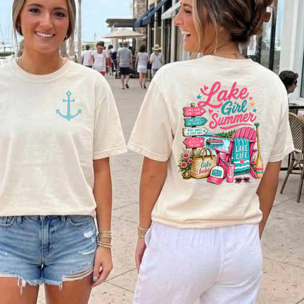 Lake Girl Summer - Front and Back Design (Closes 5/30)
