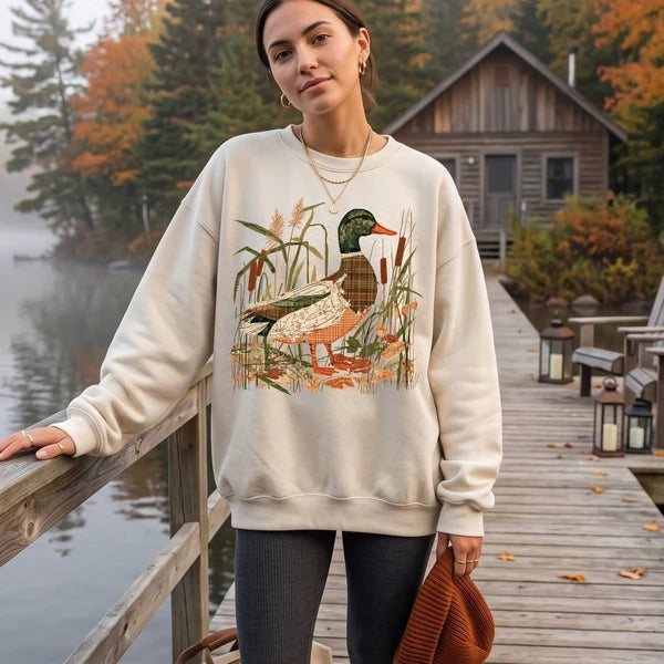 Faux Patchwork Fall Mallard (Closes 9/19)