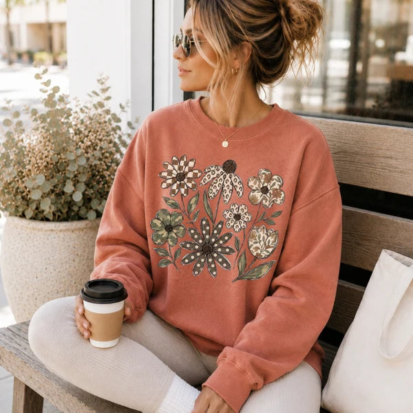 Patterned Boho Flowers (Closes 9/12)