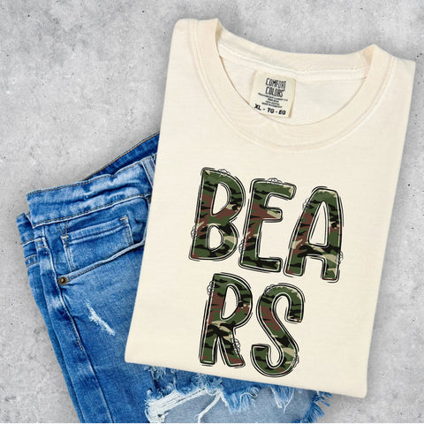 Bears Camo Mascot