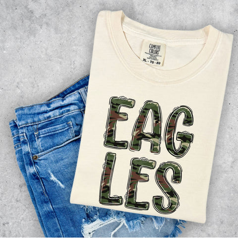 Eagles Camo Mascot