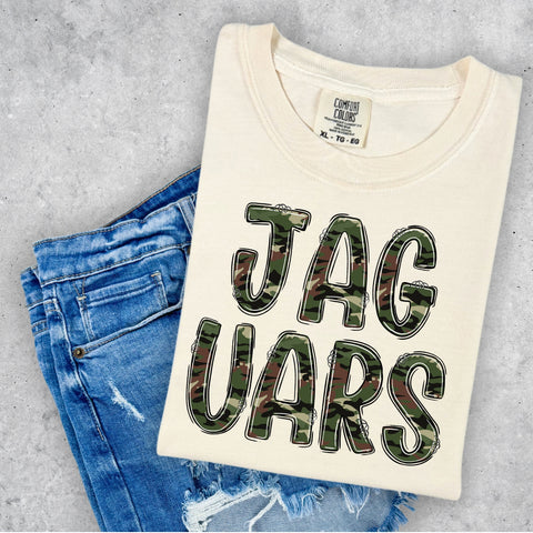 Jaguars Camo Mascot