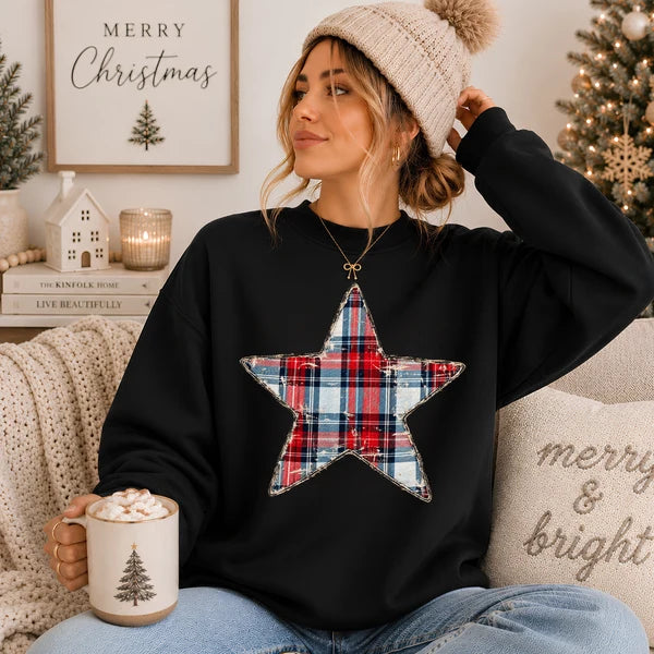 Red Plaid Star (Closes 10/17)