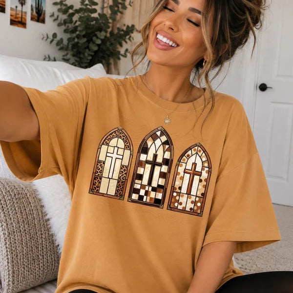 Stained Glass Cross Windows (Closes 10/10)