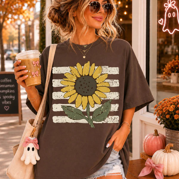 Striped Grunge Sunflower (Closes 7/25)
