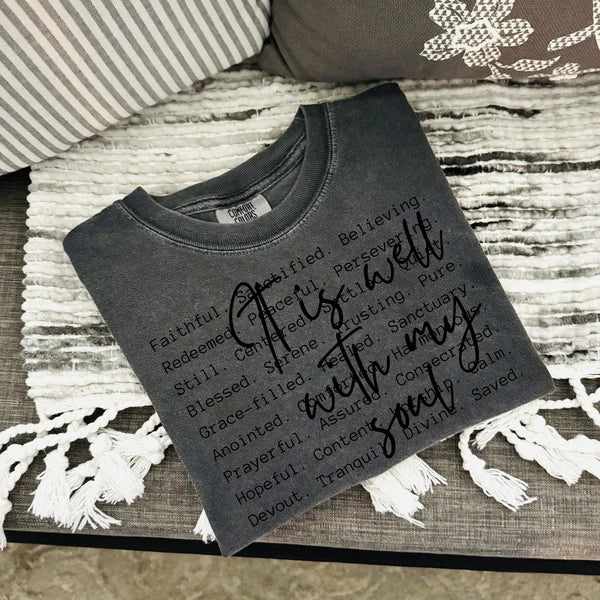 It is Well with My Soul Typography (Closes 10/31)