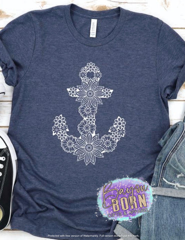 Anchor Floral Mandala