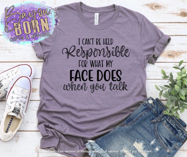 I Can’t Be Held Responsible
