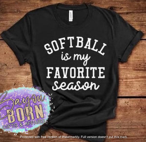 Softball is My Favorite Season