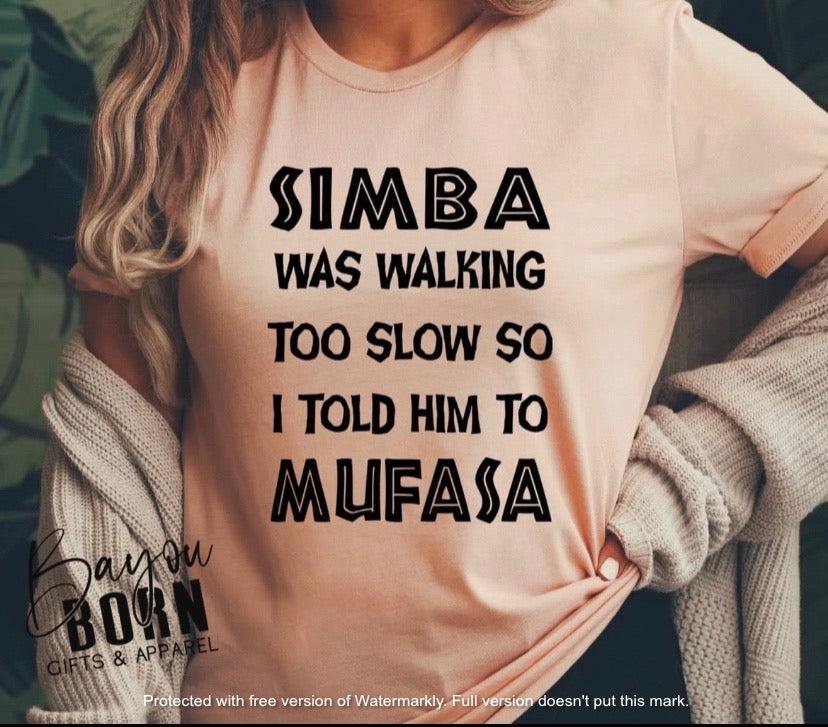 Simba Was Walking